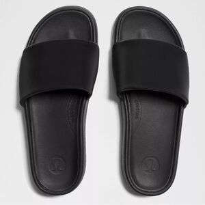 lululemon athletica Black Slide Sandals